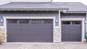 Garage door technician providing professional service