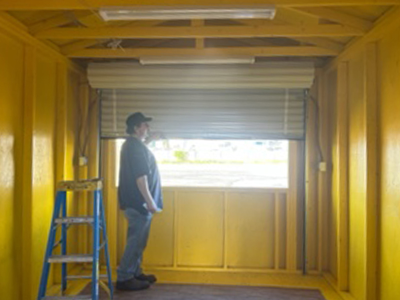 contractor repairing house garage door wasilla ak